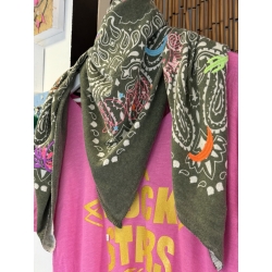 Bandana Tie & Dye Kaki/fluo