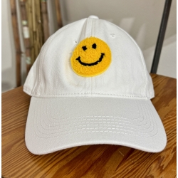 Casquette Smiley blanche