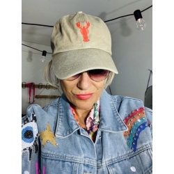 Casquette camel + Homard