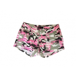 Mini short imprimé militaire