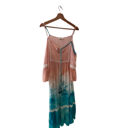 Robe longue type plage épaule dénudé