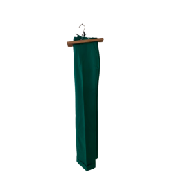 Pantalon vert cintré