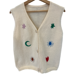 Gilet brodé tendance