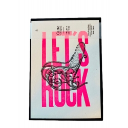 Carte Let’s Rock Rose Fluo